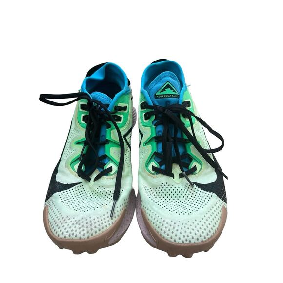 Nike Pegasus Trail 2 Volt Poison Green Sneaker Trainers Trail Hiking, Size 8.5 - Picture 4 of 9
